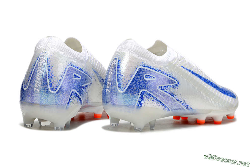 Men's Nike Air Zoom Mercurial Vapor 16 Elite AG Football Boots - White/Blue 6