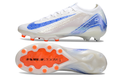 Men's Nike Air Zoom Mercurial Vapor 16 Elite AG Football Boots - White/Blue
