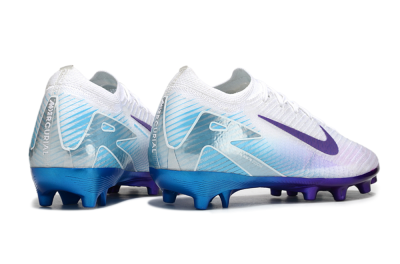 Men's Nike Air Zoom Mercurial Vapor 16 Elite AG Football Boots - White/Purple/Jade
