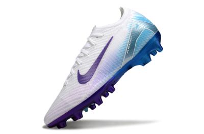 Men's Nike Air Zoom Mercurial Vapor 16 Elite AG Football Boots - White/Purple/Jade
