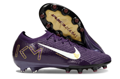 Men's Nike Air Zoom Mercurial Vapor 16 Elite AG Football Boots - Purple/White/Gold