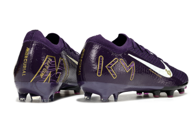 Men's Nike Air Zoom Mercurial Vapor 16 Elite AG Football Boots - Purple/White/Gold