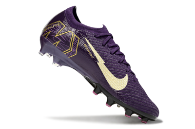 Men's Nike Air Zoom Mercurial Vapor 16 Elite AG Football Boots - Purple/White/Gold