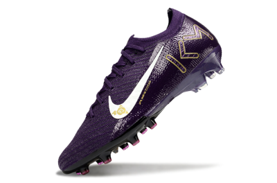 Men's Nike Air Zoom Mercurial Vapor 16 Elite AG Football Boots - Purple/White/Gold