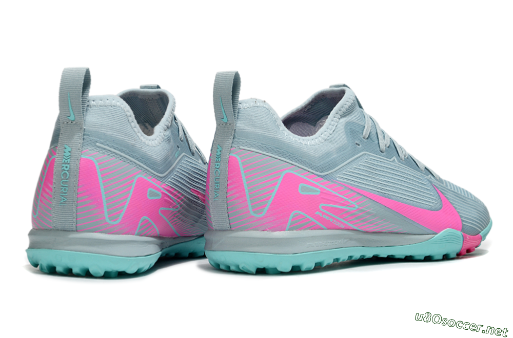 Men's Nike Air Zoom Mercurial Vapor 16 Elite TF Football Shoes - Jade/Pink 6