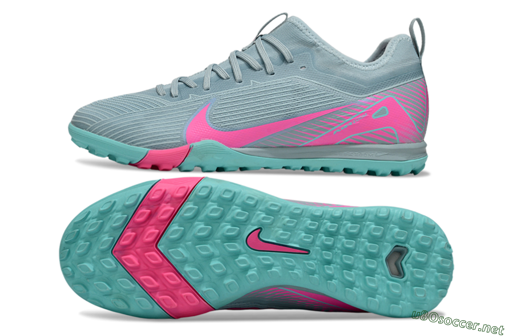 Men's Nike Air Zoom Mercurial Vapor 16 Elite TF Football Shoes - Jade/Pink 1