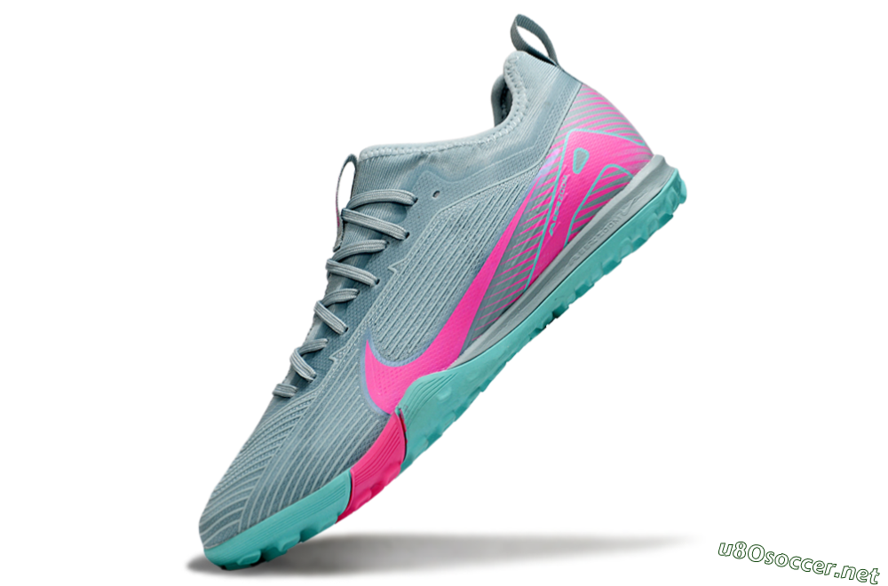Men's Nike Air Zoom Mercurial Vapor 16 Elite TF Football Shoes - Jade/Pink 5