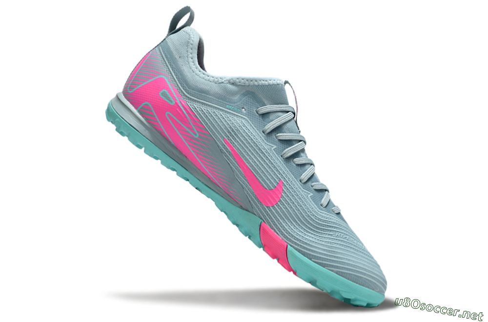 Men's Nike Air Zoom Mercurial Vapor 16 Elite TF Football Shoes - Jade/Pink 4