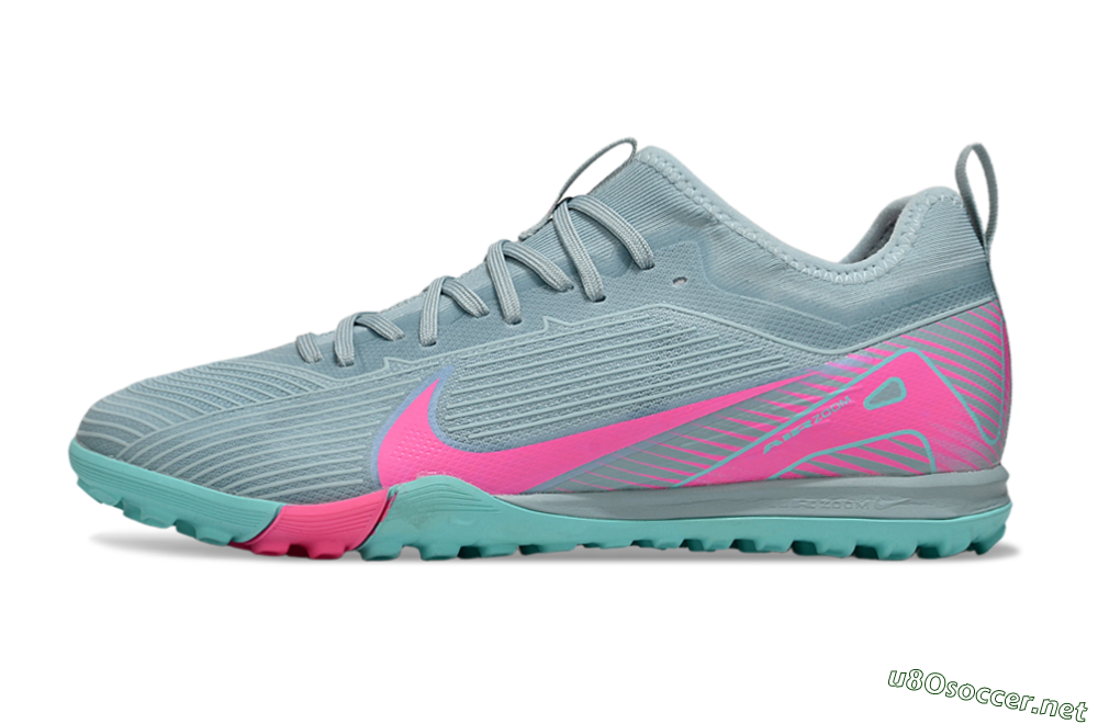 Men's Nike Air Zoom Mercurial Vapor 16 Elite TF Football Shoes - Jade/Pink 0