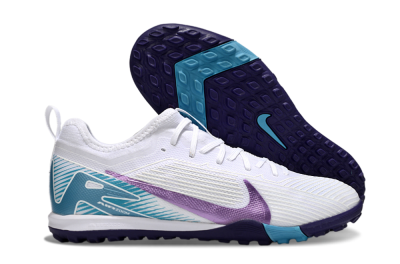 Men's Nike Air Zoom Mercurial Vapor 16 Elite TF Football Shoes - White/Purple/Jade