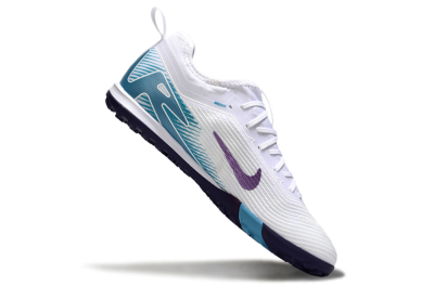 Men's Nike Air Zoom Mercurial Vapor 16 Elite TF Football Shoes - White/Purple/Jade