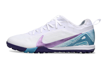 Men's Nike Air Zoom Mercurial Vapor 16 Elite TF Football Shoes - White/Purple/Jade