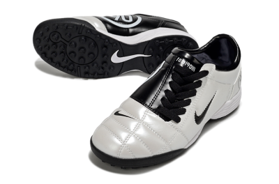 Unisex Nike Total 90 III TF Football Shoes - White/Black