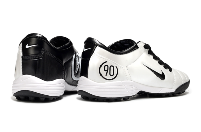 Unisex Nike Total 90 III TF Football Shoes - White/Black