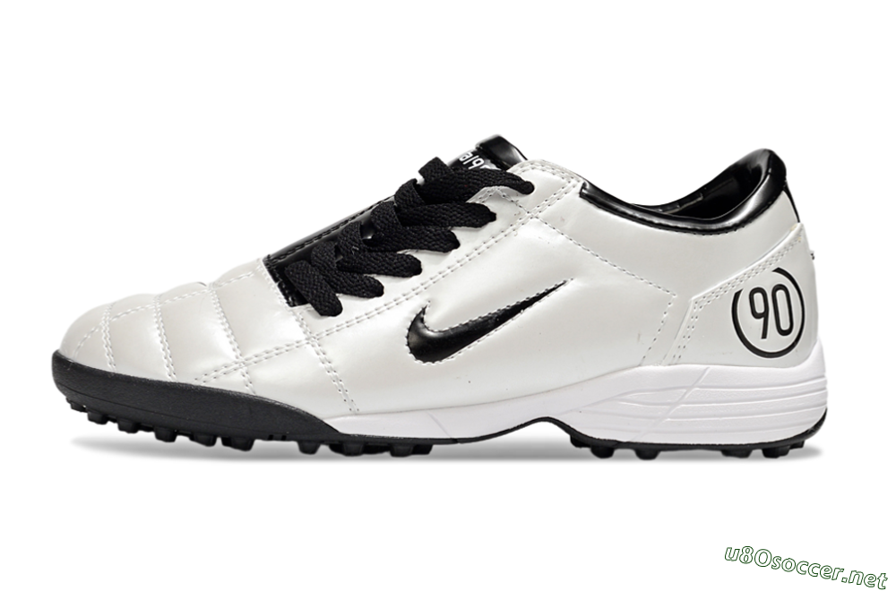 Unisex Nike Total 90 III TF Football Shoes - White/Black 0