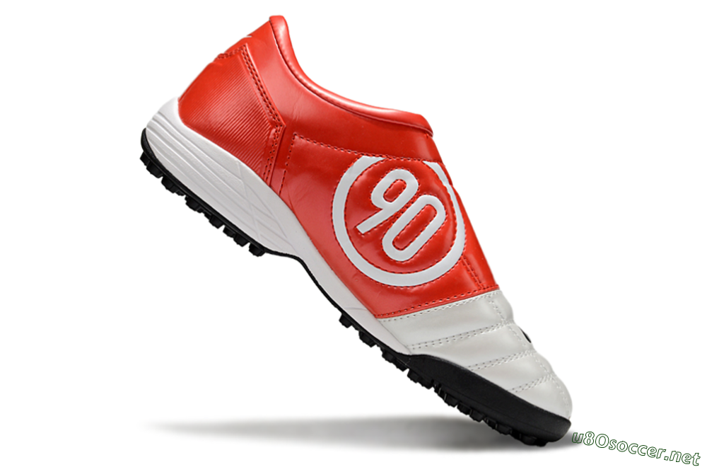 Unisex Nike Total 90 III TF Football Shoes - White/Black/Red 4