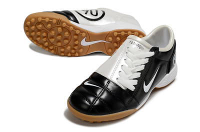 Unisex Nike Total 90 III TF Football Shoes - Black/White