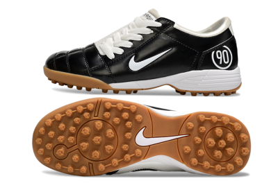 Unisex Nike Total 90 III TF Football Shoes - Black/White