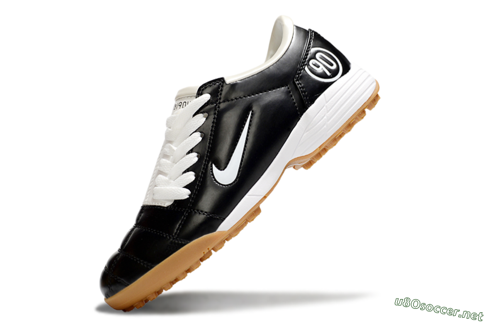 Unisex Nike Total 90 III TF Football Shoes - Black/White 5