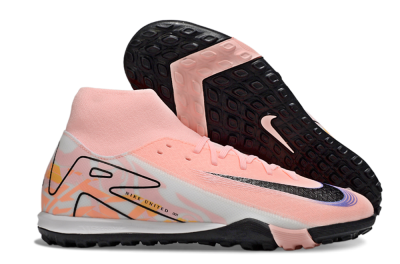 Men's Nike Air Zoom Mercurial Superfly 10 Elite TF Football Shoes - Pink/White/Black