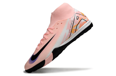 Men's Nike Air Zoom Mercurial Superfly 10 Elite TF Football Shoes - Pink/White/Black