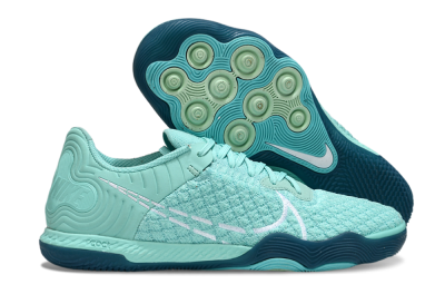 Men's Nike React Gato IC Football Shoes - Jade/White