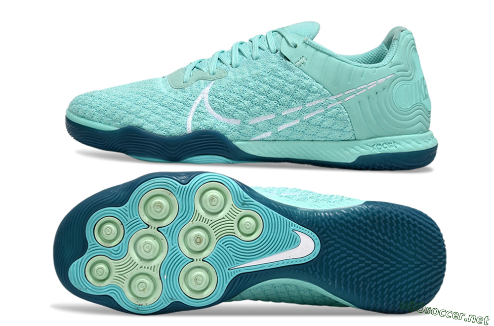 Men's Nike React Gato IC Football Shoes - Jade/White 1