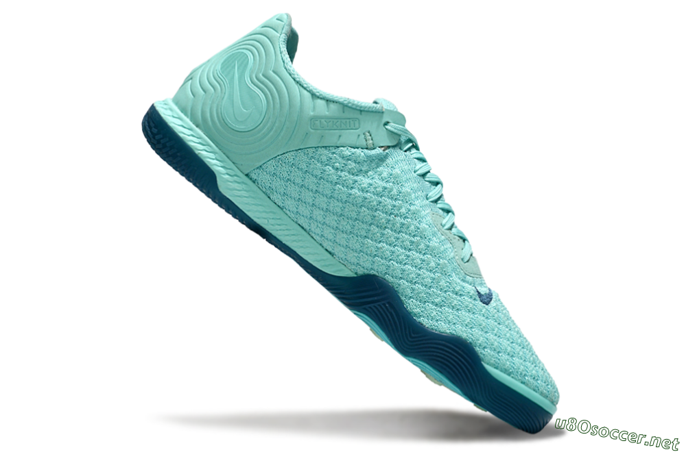 Men's Nike React Gato IC Football Shoes - Jade/White 4