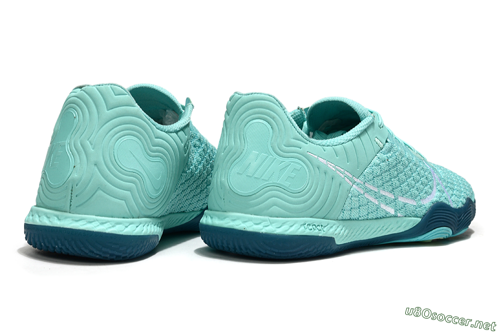 Men's Nike React Gato IC Football Shoes - Jade/White 6