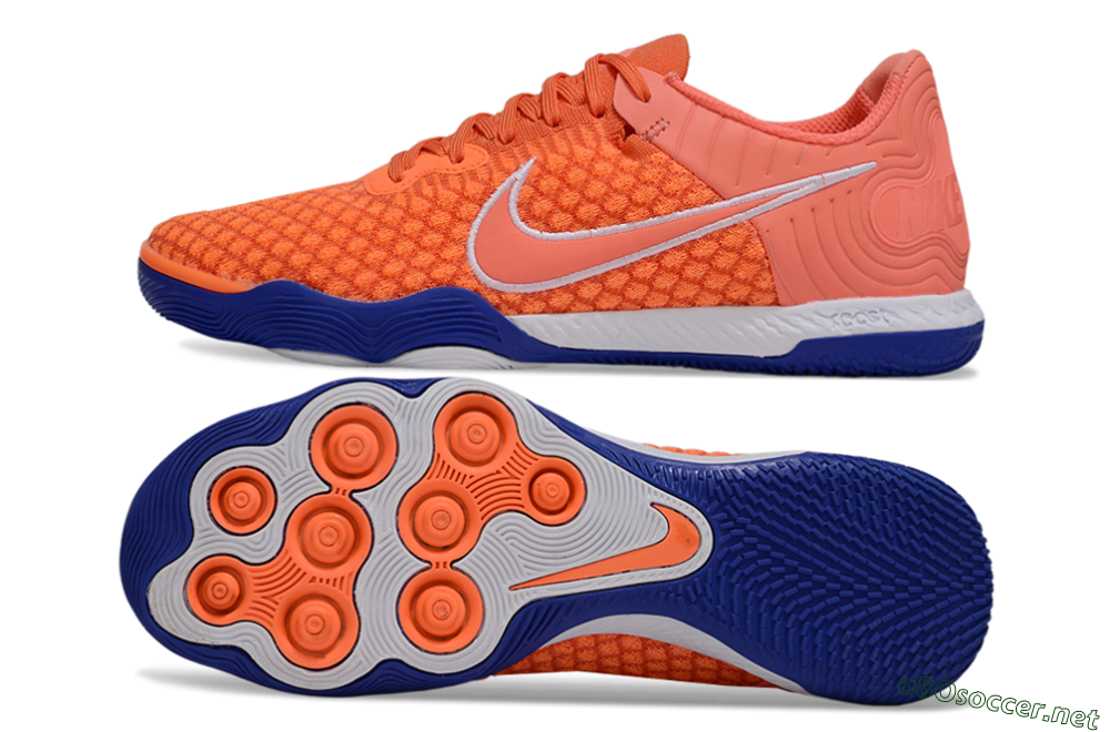 Men's Nike React Gato IC Football Shoes - Red/White/Blue 1