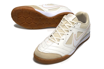 Men's Nike SB Gato IC Football Shoes - White/Beige