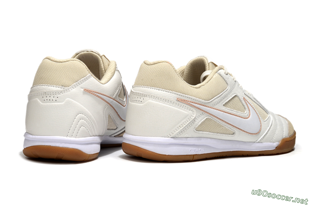 Men's Nike SB Gato IC Football Shoes - White/Beige 6