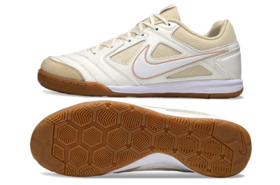 Men's Nike SB Gato IC Football Shoes - White/Beige
