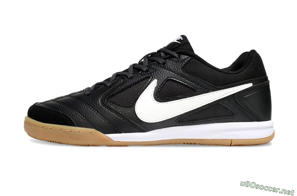 Men's Nike SB Gato IC Football Shoes - Black/White 0