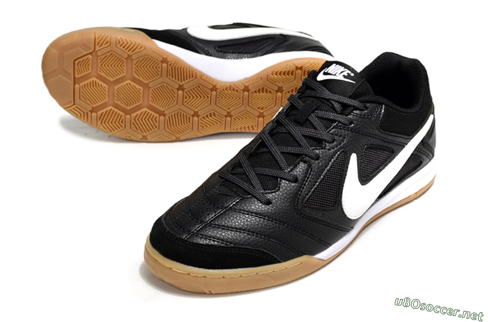 Men's Nike SB Gato IC Football Shoes - Black/White 3