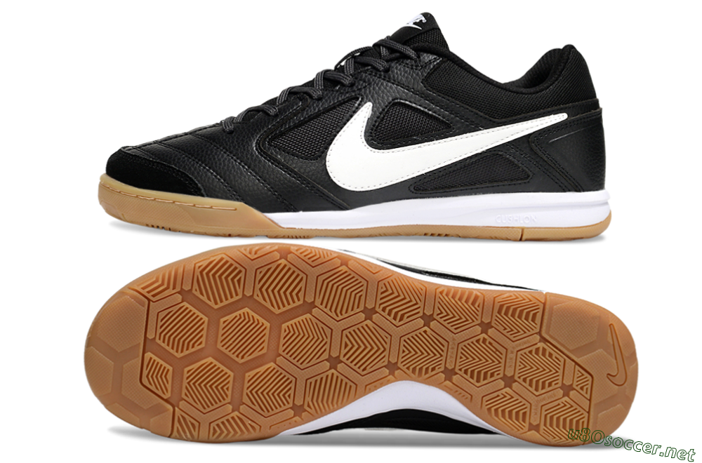 Men's Nike SB Gato IC Football Shoes - Black/White 1