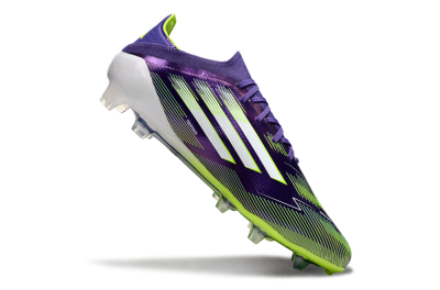 Men's Adidas F50 Elite FG Football Boots - Purple/White/Yellow