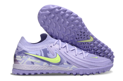 Men's Nike Phantom GX 2 Elite TF Football Shoes - Purple/Yellow