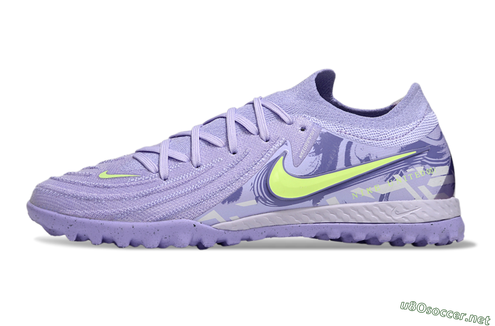 Men's Nike Phantom GX 2 Elite TF Football Shoes - Purple/Yellow 0