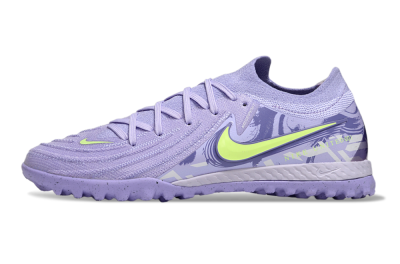 Men's Nike Phantom GX 2 Elite TF Football Shoes - Purple/Yellow