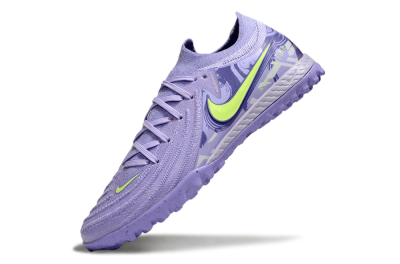 Men's Nike Phantom GX 2 Elite TF Football Shoes - Purple/Yellow