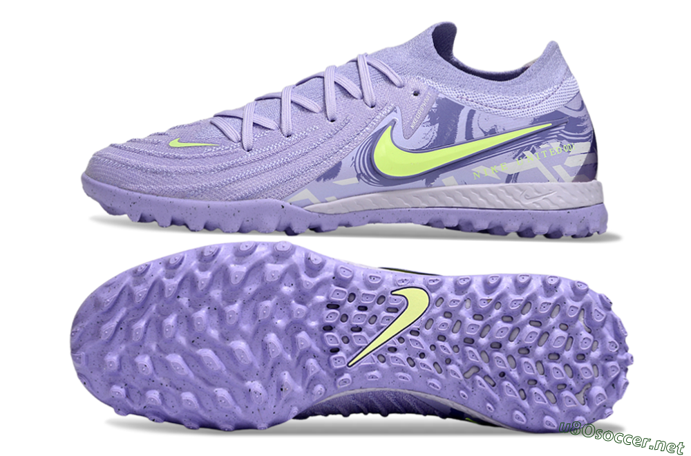 Men's Nike Phantom GX 2 Elite TF Football Shoes - Purple/Yellow 1