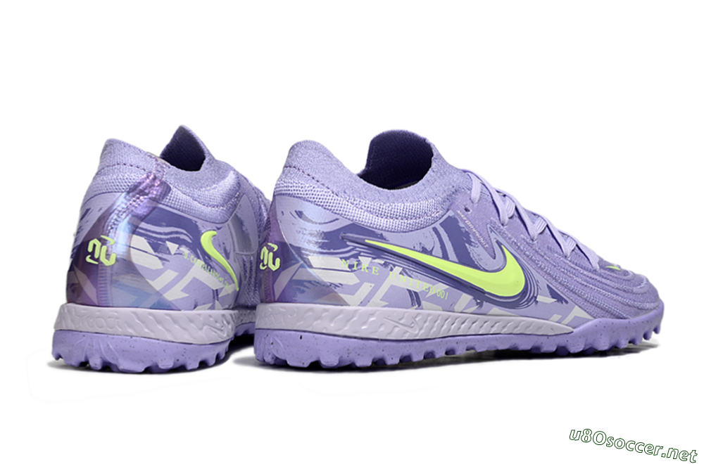 Men's Nike Phantom GX 2 Elite TF Football Shoes - Purple/Yellow 6