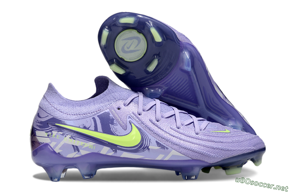 Men's Nike Phantom GX 2 Elite FG Football Boots - Purple/Yellow 2