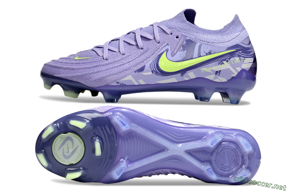 Men's Nike Phantom GX 2 Elite FG Football Boots - Purple/Yellow 1