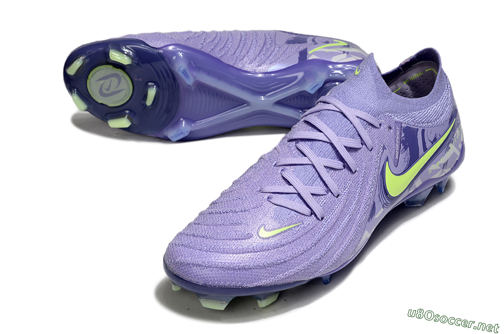 Men's Nike Phantom GX 2 Elite FG Football Boots - Purple/Yellow 3