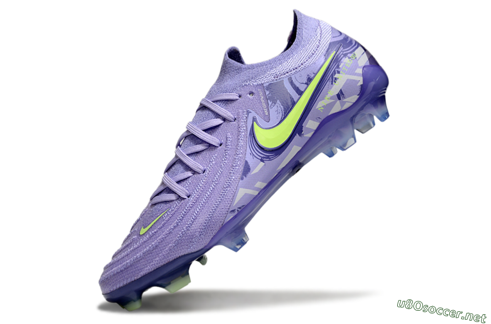 Men's Nike Phantom GX 2 Elite FG Football Boots - Purple/Yellow 5