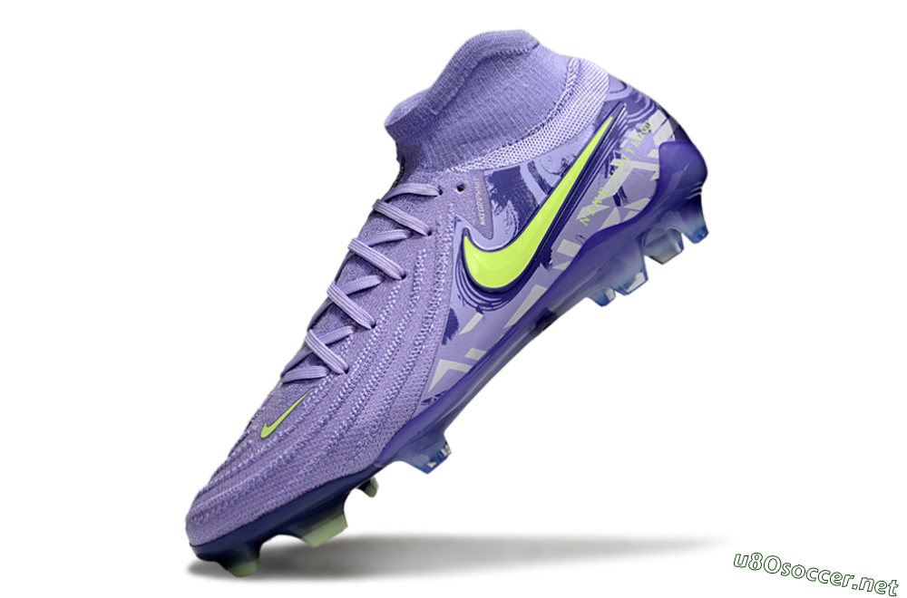 Men's Nike Phantom Luna Elite FG Football Boots - Purple/Yellow 5