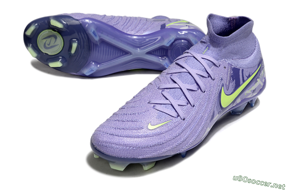 Men's Nike Phantom Luna Elite FG Football Boots - Purple/Yellow 3