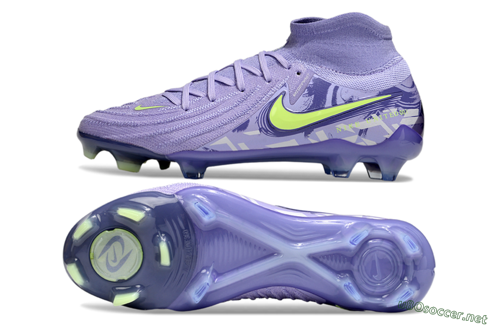 Men's Nike Phantom Luna Elite FG Football Boots - Purple/Yellow 1